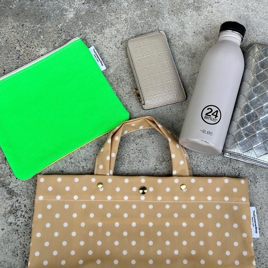 Until July 31st <Dot Print> (1 bag, 2 pouches)