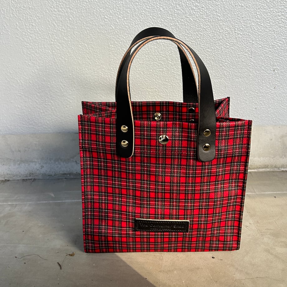 "Lightweight and wipeable" Coated PVC (Rectangle S) Tartan Check