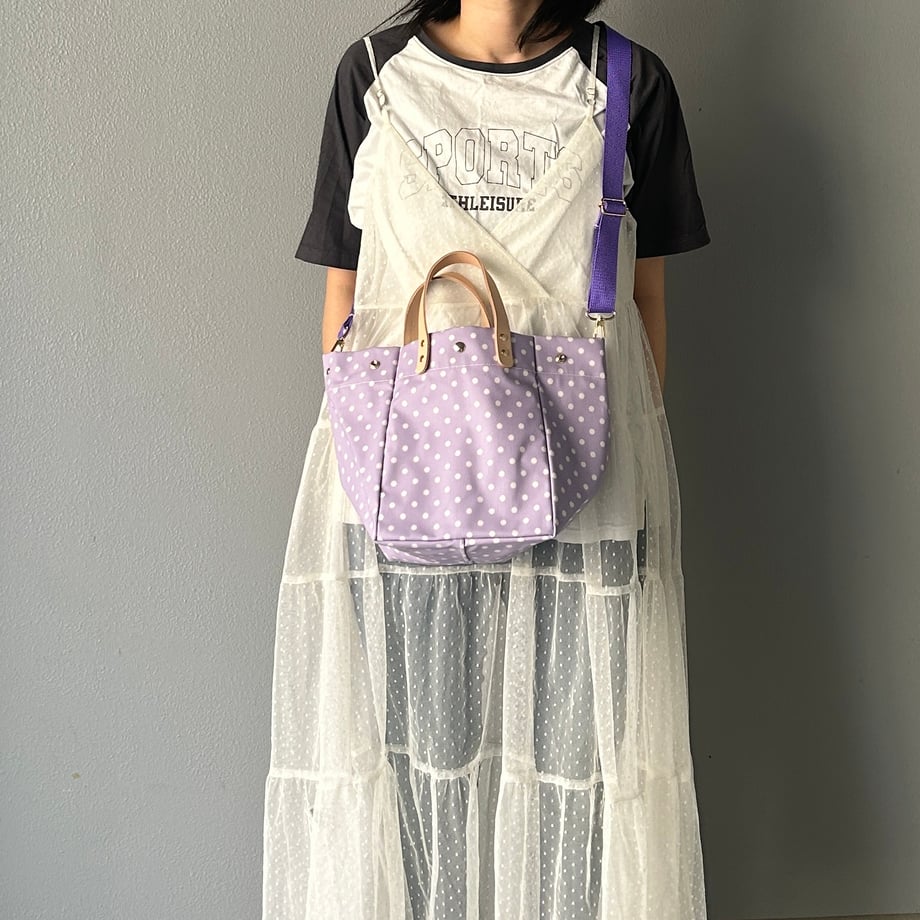 "Wipeable" Coated PVC (SQ) Polka dot pattern