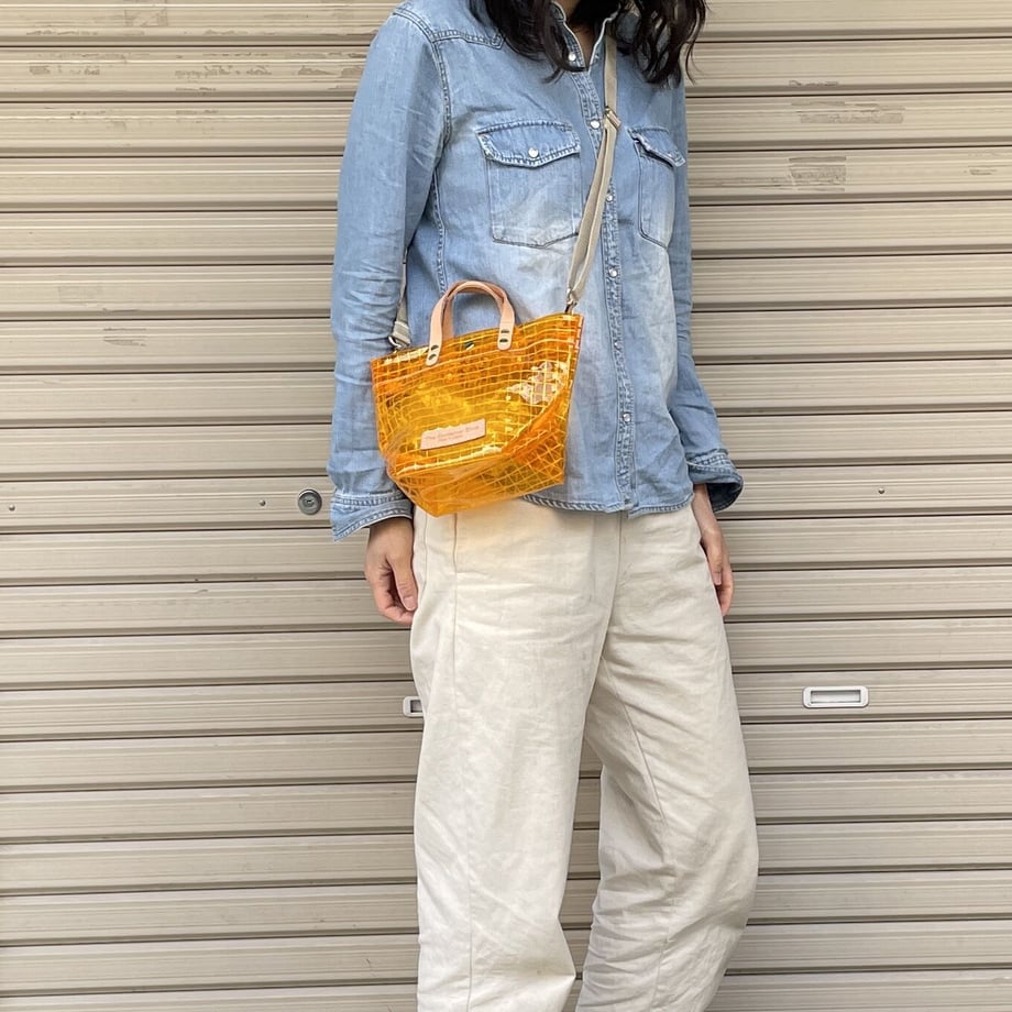 "Clear Bag" Industrial Materials(Tanned Leather)/WS