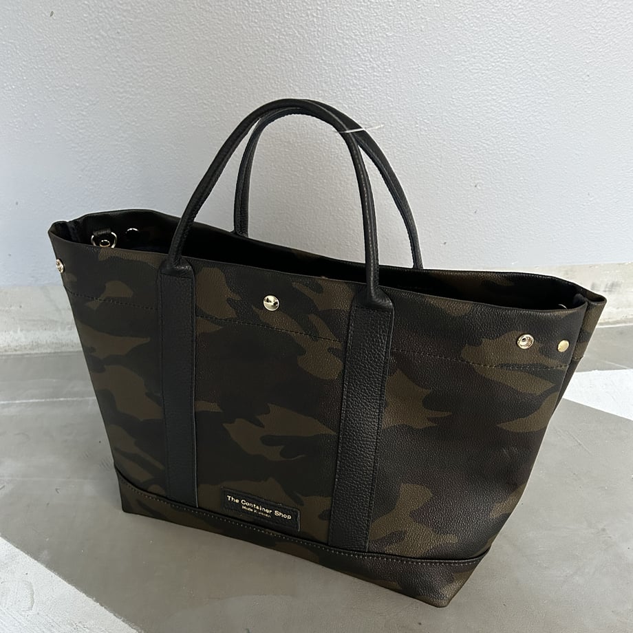 「軽くて拭ける」Coated PVC Camouflage(TOTE M)