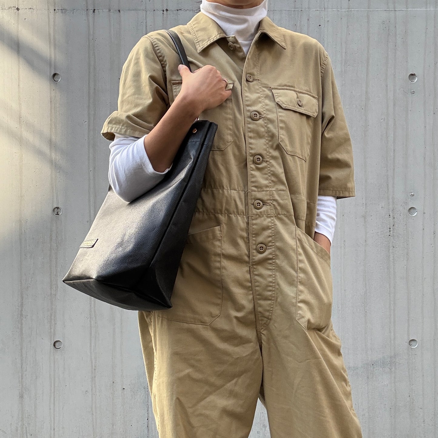 「軽くて拭ける」Coated PVC Camouflage（Shoulder BAG)