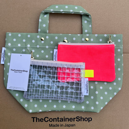 Until July 31st &lt;Dot Print&gt; (1 bag, 2 pouches)