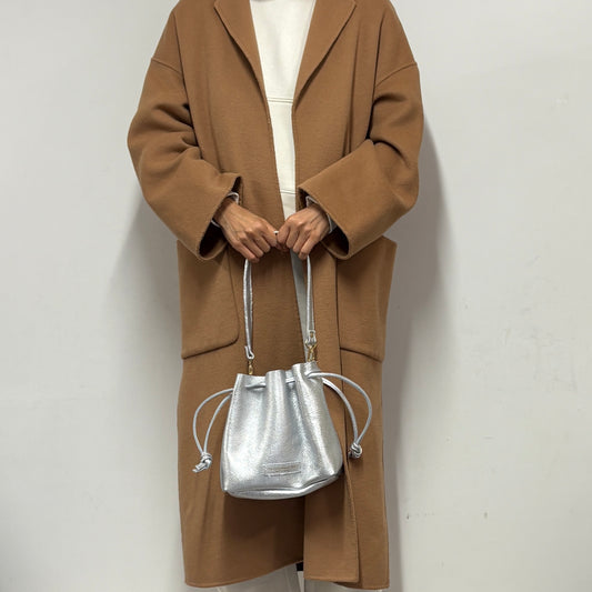 Cow Leather（Kinchaku）ARGENTO