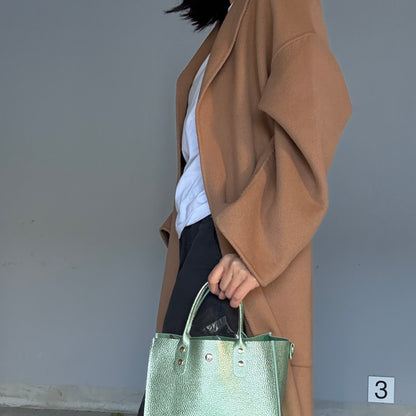 カラーが選べる「レザーボックス」（バッグ2点）コインケースおまけ付き