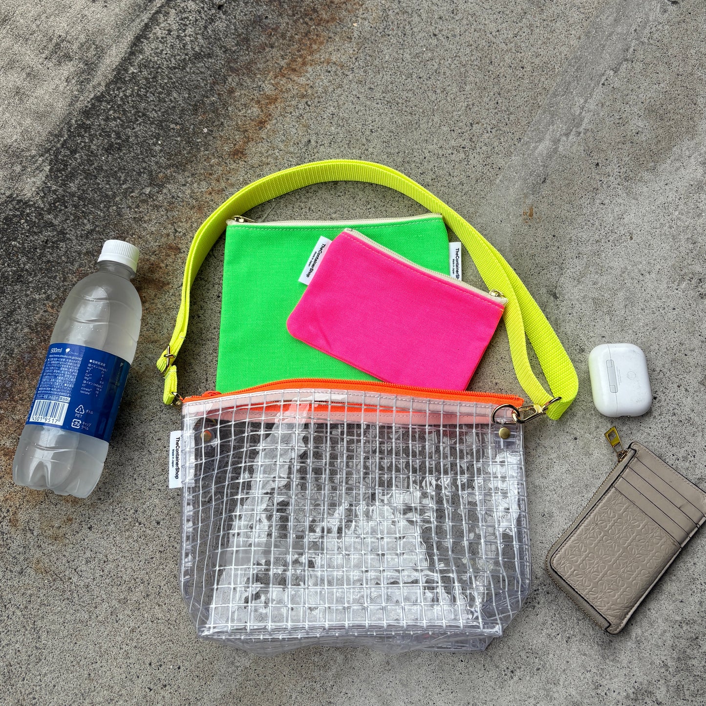 "Clear " Industrial Materials(Colorful Pochette )