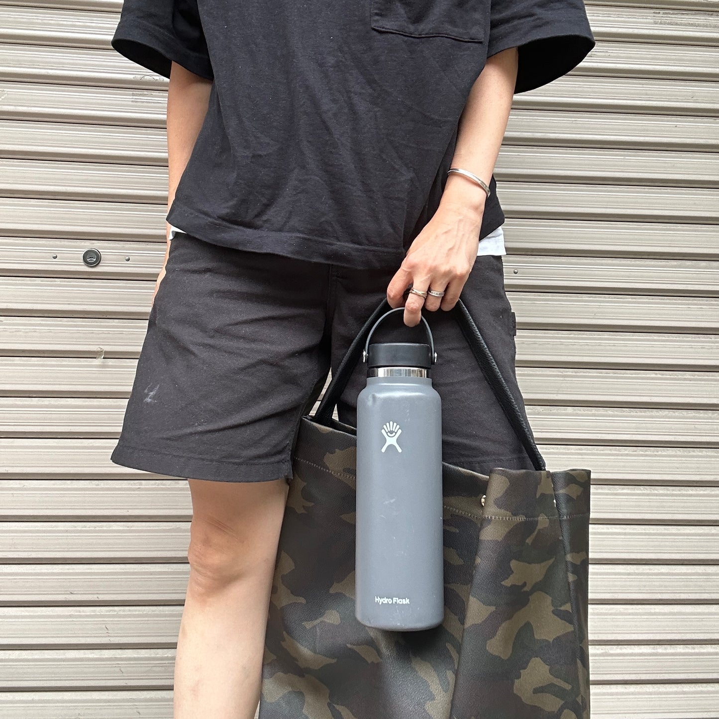 「軽くて拭ける」Coated PVC Camouflage（Shoulder BAG)