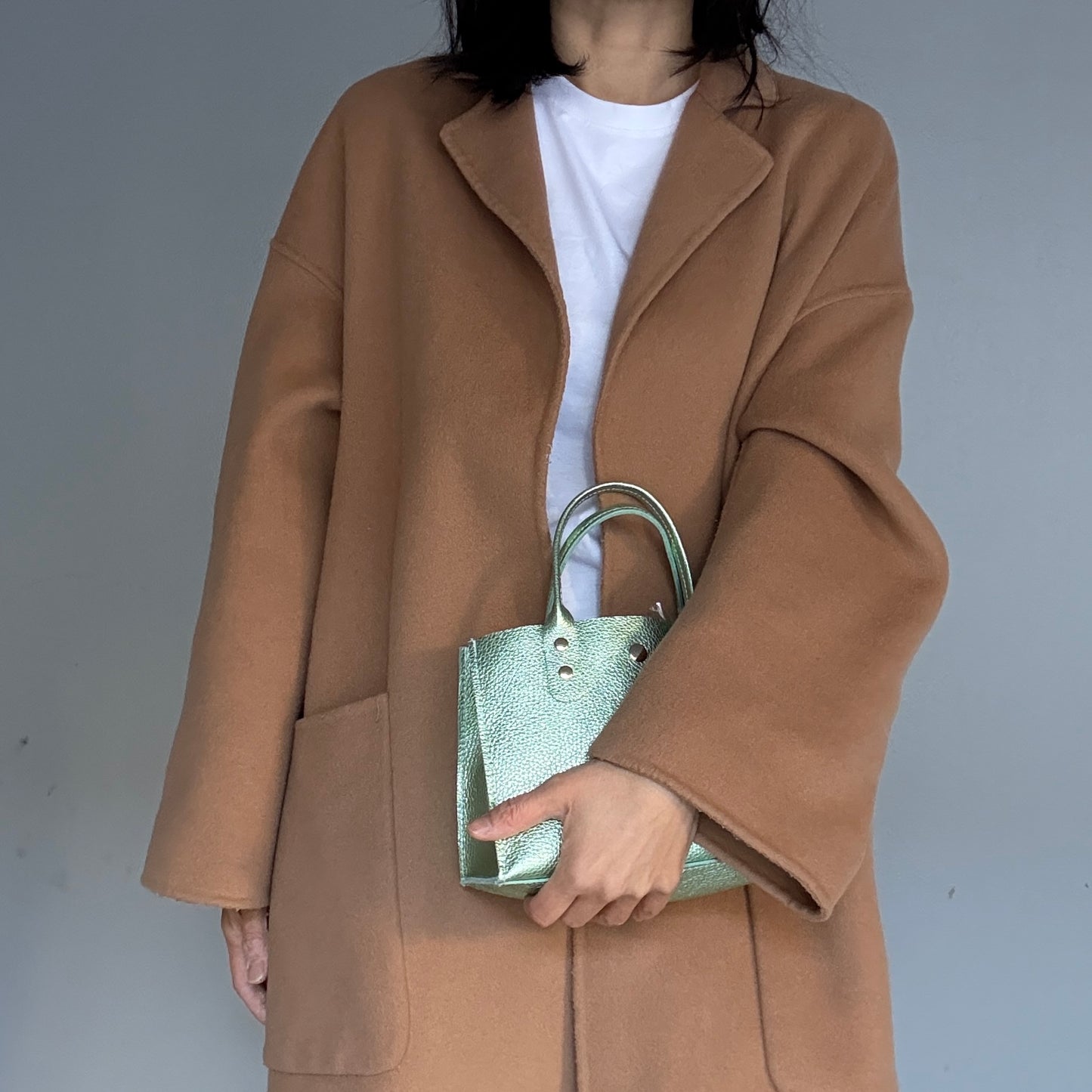 カラーが選べる「レザーボックス」（バッグ2点）コインケースおまけ付き