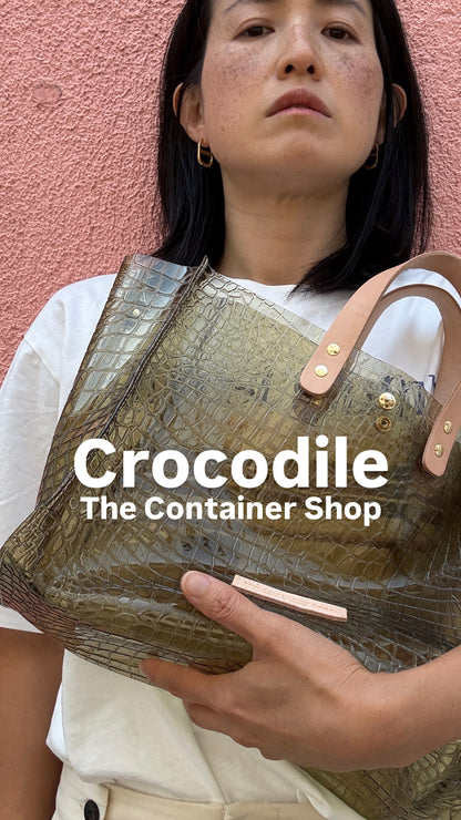 残りわずか‼️！＜限定20セット＞ クロコダイルバッグ（ポシェットとLサイズ）＋ミニ財布付き　全国送料無料
