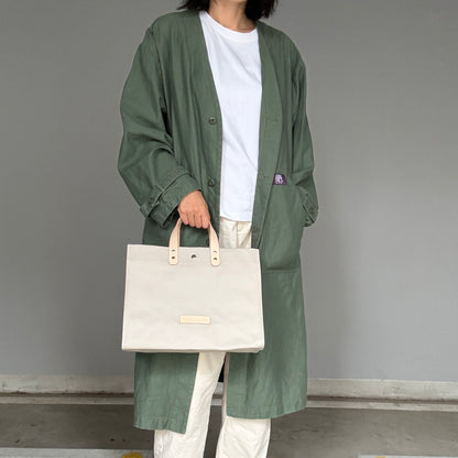 「軽くて拭ける」Coated PVC（レクタングル L）Silver Grey