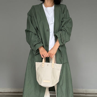 「軽くて拭ける拭ける」PVC加工（Round Bottom B）Silver Grey