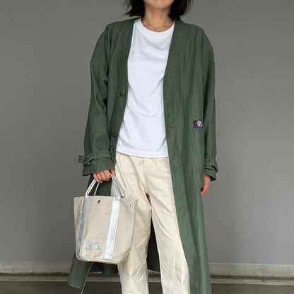 「軽くて拭ける」Coated PVC（Round BottomA） Silver Grey
