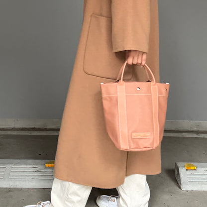 ＜数量限定＞「軽くて拭ける」Coated PVC（Round BottomA）Flamingo Pink🦩