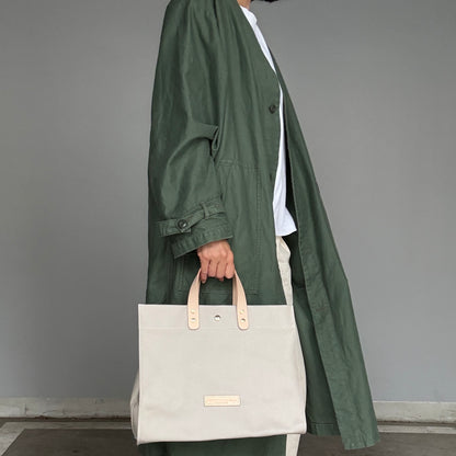 「軽くて拭ける」Coated PVC（レクタングル L）Silver Grey