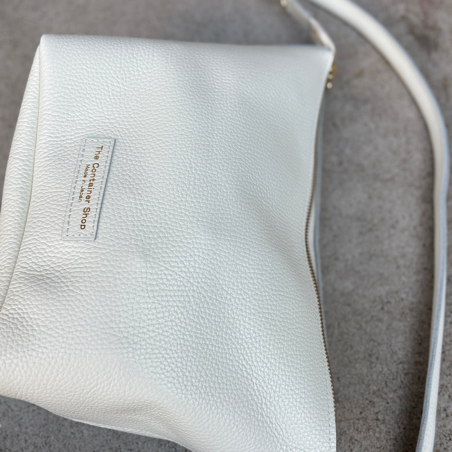 Cow Leather　3ways（Sholder Bag M) Bianco Candido
