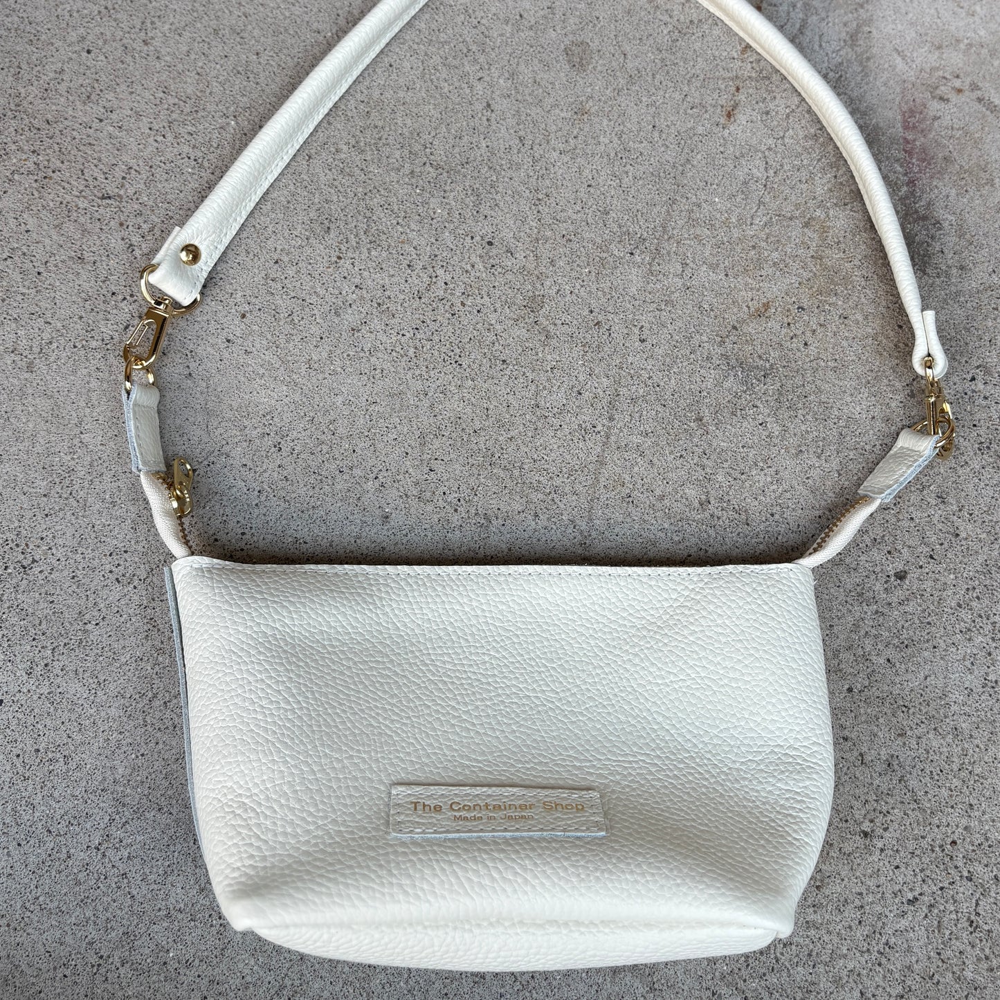 Cow Leather　3ways（Sholder Bag S) Bianco Candido