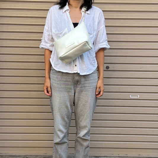 Cow Leather　3ways（Sholder Bag M) Bianco Candido