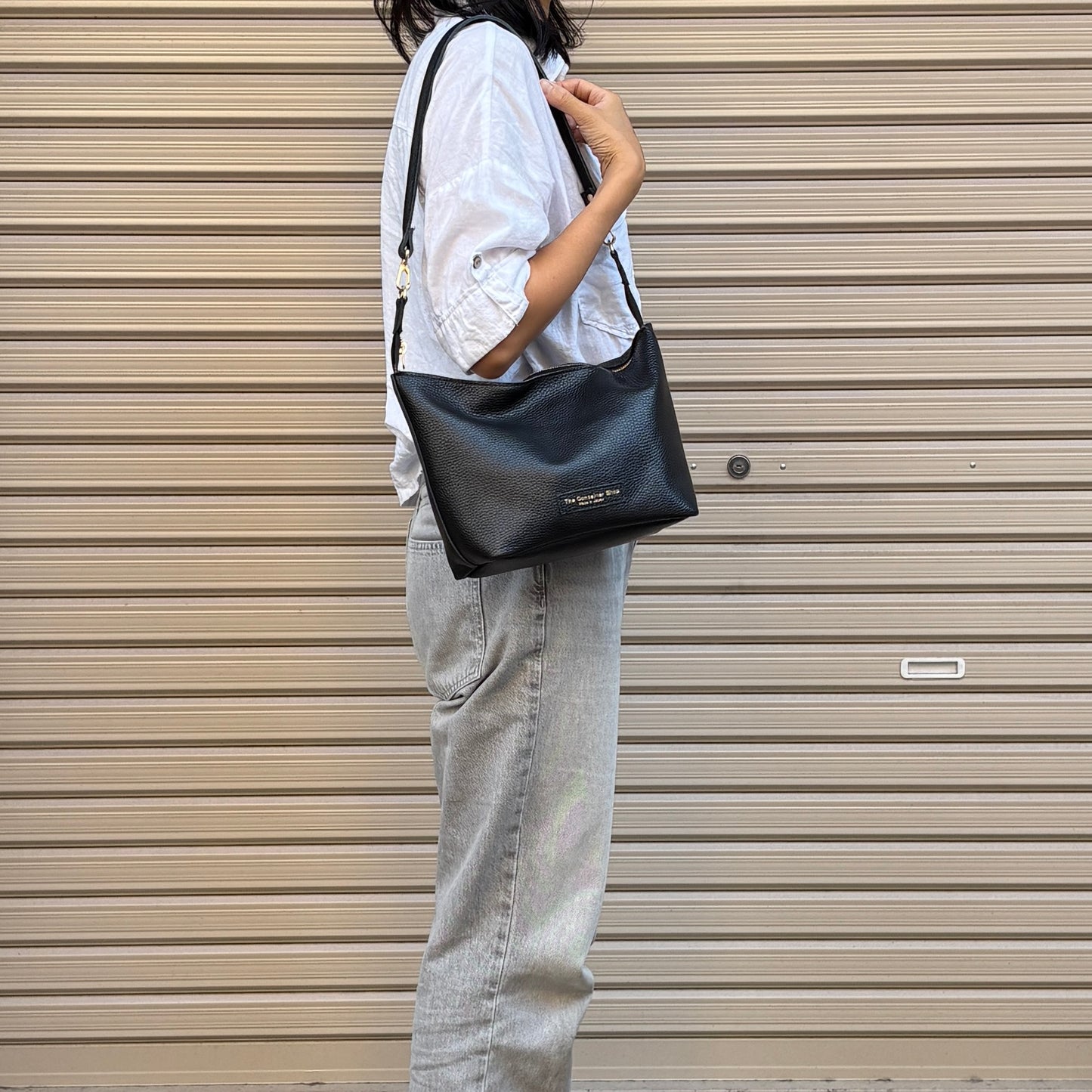 Cow Leather 3ways (Sholder Bag M) Black