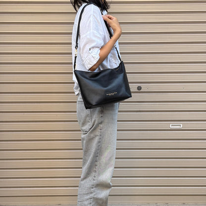 Cow Leather 3ways (Sholder Bag M) Black