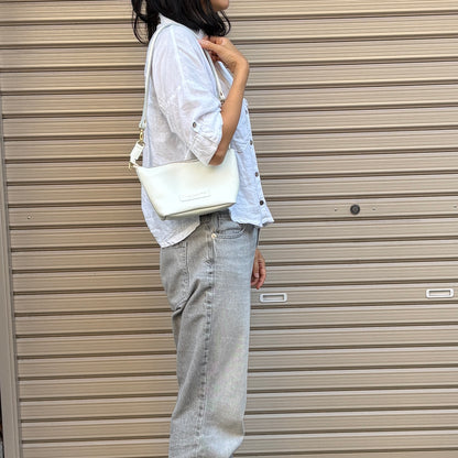 Cow Leather　3ways（Sholder Bag S) Bianco Candido