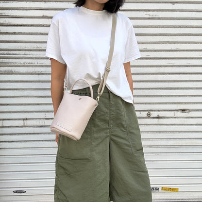 10月中旬発送🚚＜受注販売スタート＞Cow Leather（肩がけできるワンショルダー）DRIFT WOOD
