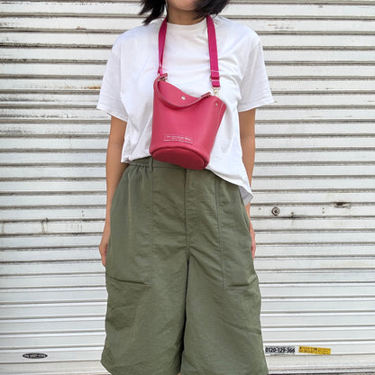 10月中旬発送🚚＜受注販売スタート＞Cow Leather（肩がけできるワンショルダー）ROSE
