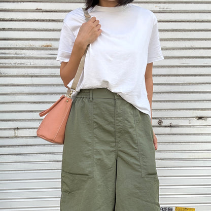 10月中旬発送🚚＜受注販売スタート＞Cow Leather（肩がけできるワンショルダー）FLAMINGO PINK