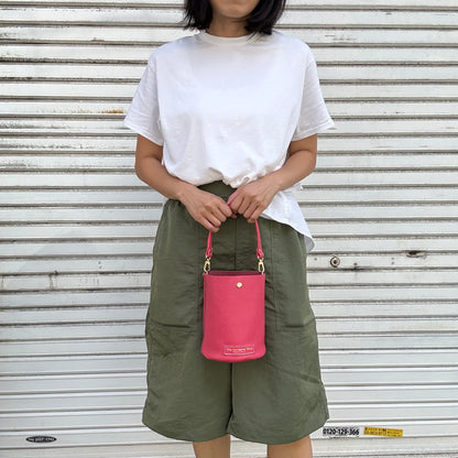 10月中旬発送🚚＜受注販売スタート＞Cow Leather（肩がけできるワンショルダー）ROSE
