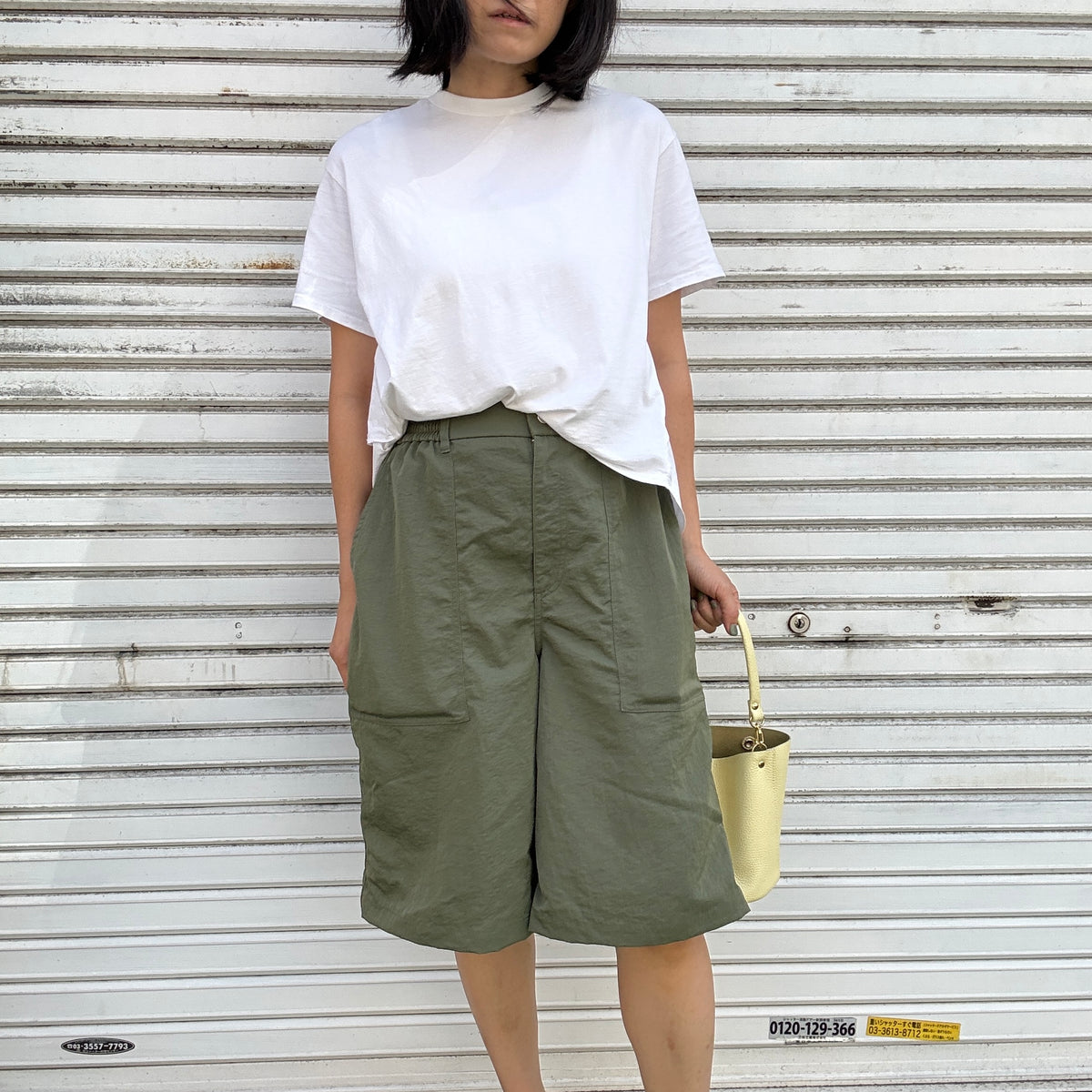 10月中旬発送🚚＜受注販売スタート＞Cow Leather（肩がけできるワンショルダー）CREAM YELLOW