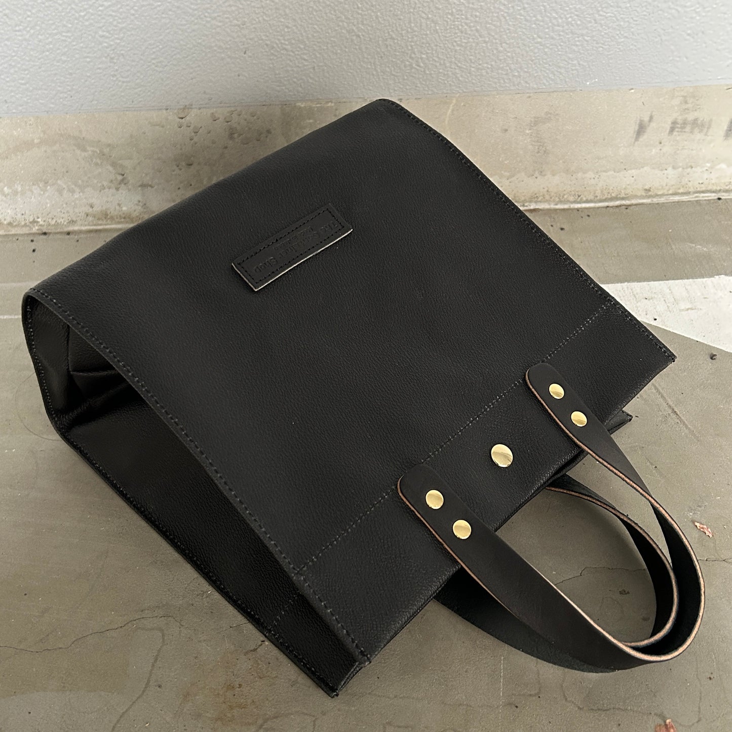 「軽くて拭ける」Coated PVC（レクタングルM） BLACK