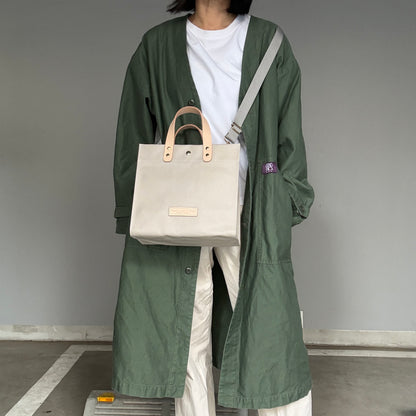 「軽くて拭ける」Coated PVC（レクタングルM）Silver Grey