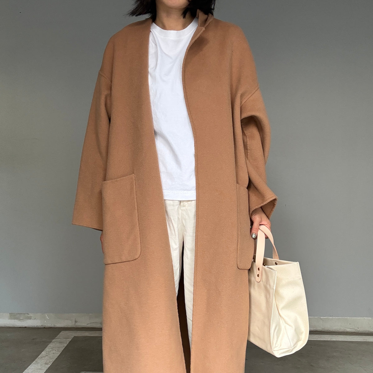 「軽くて拭ける」Coated PVC（レクタングル L）IVORY
