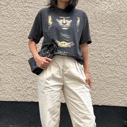 Colored PVC (Leather Handle) Pochette / 🐊 Crocodile Black
