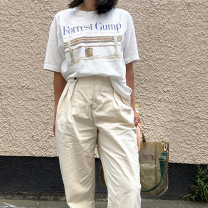 7月上旬発送＜新色＞Colored PVC(LeatherHandle)Tote L/ 🐊Crocodile Kahki Brown