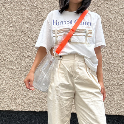 残りわずか）＜新色＞Colored PVC(LeatherHandle)Tote L/ 🐊Crocodile TOMEI