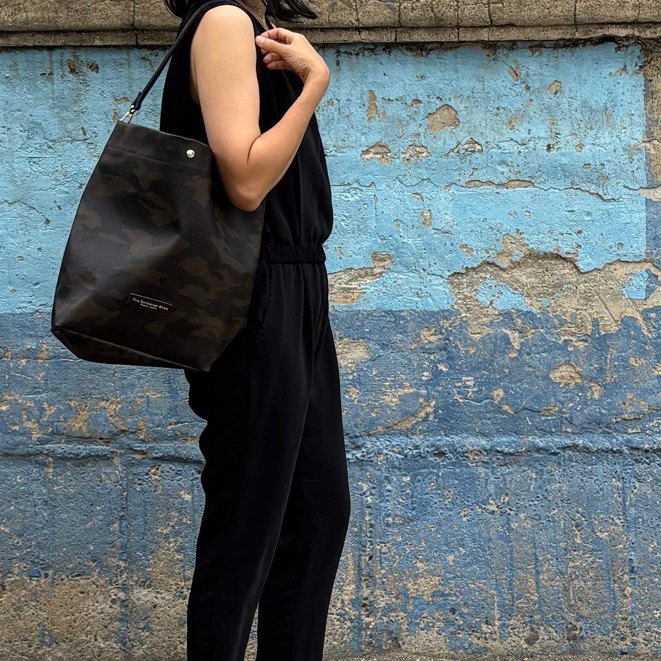 「軽くて拭ける」Coated PVC Camouflage（Shoulder BAG)
