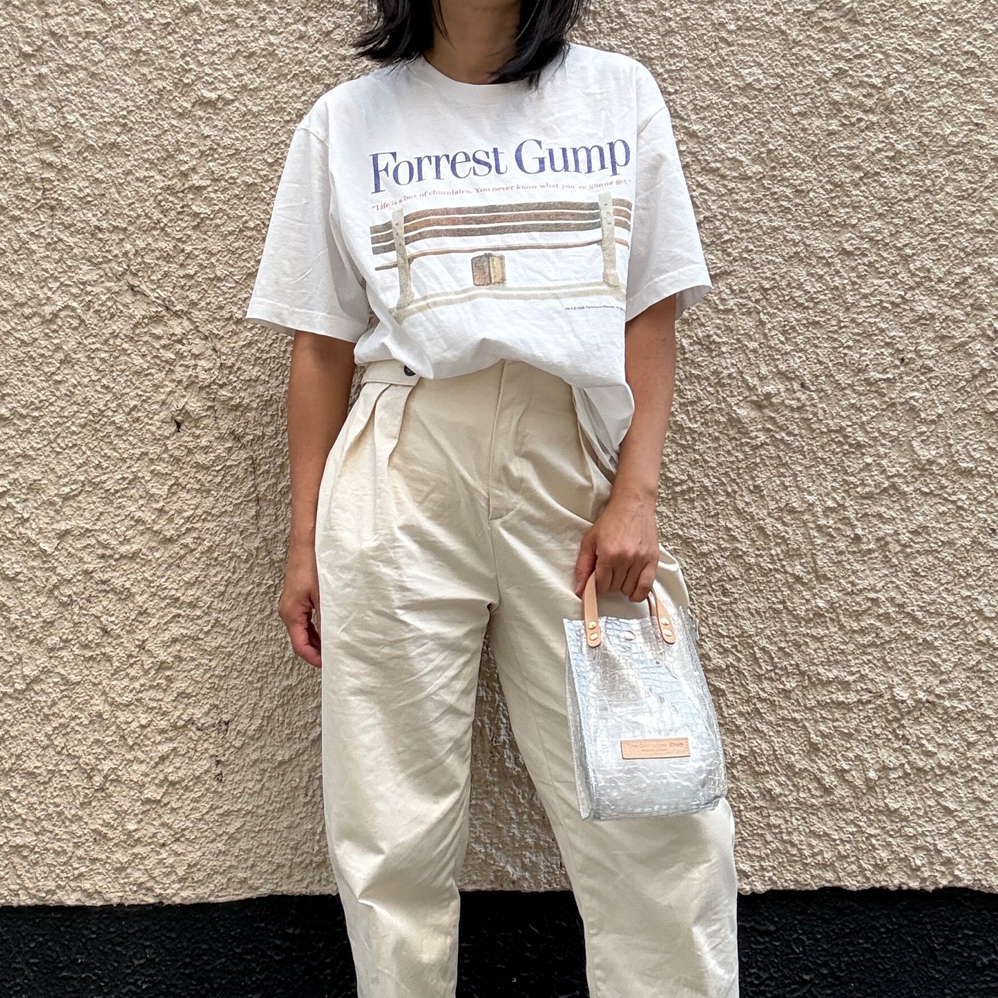 残りわずか）＜新色＞Colored PVC(LeatherHandle)Pochette/🐊Crocodile TOMEI