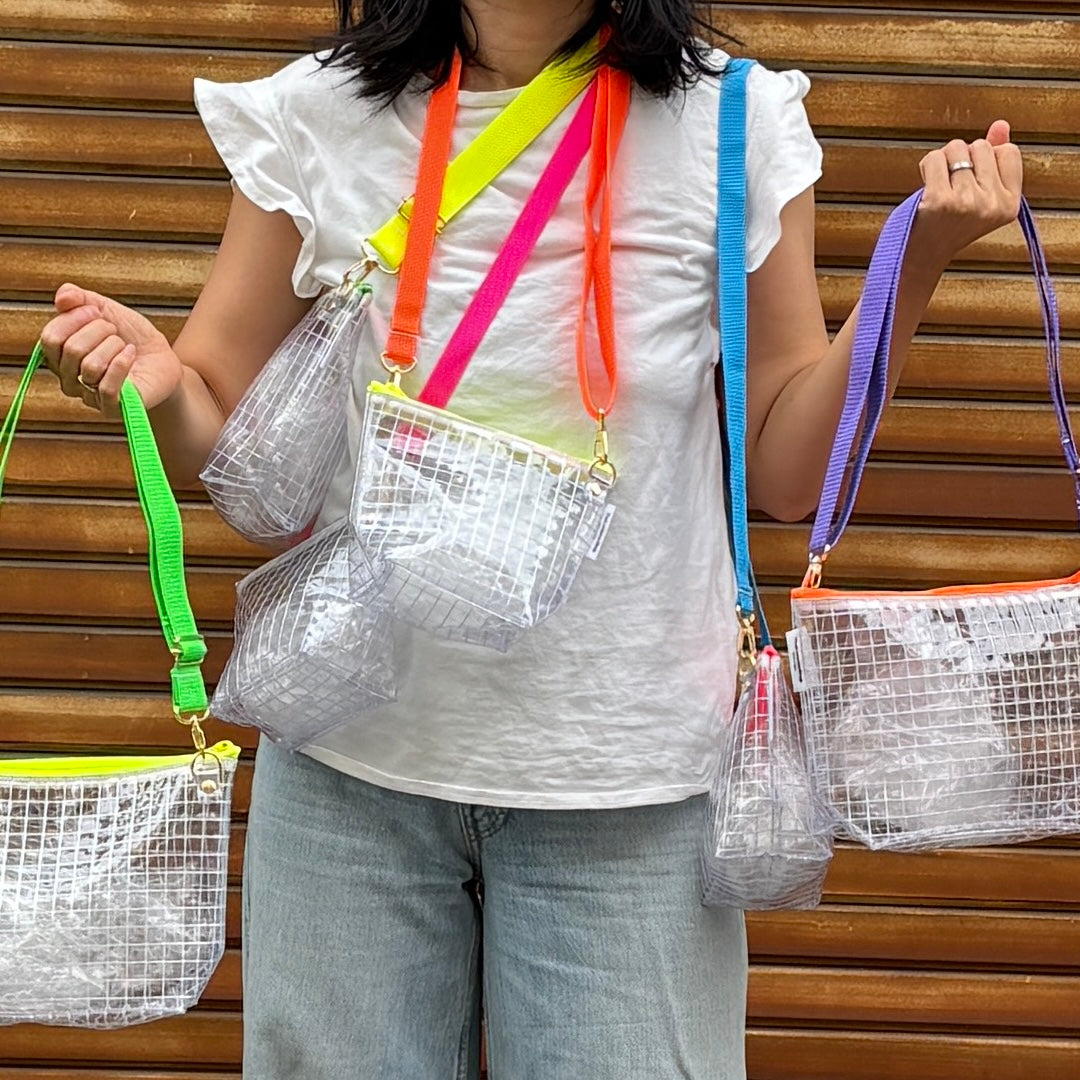 "Clear " Industrial Materials(Colorful Pochette )