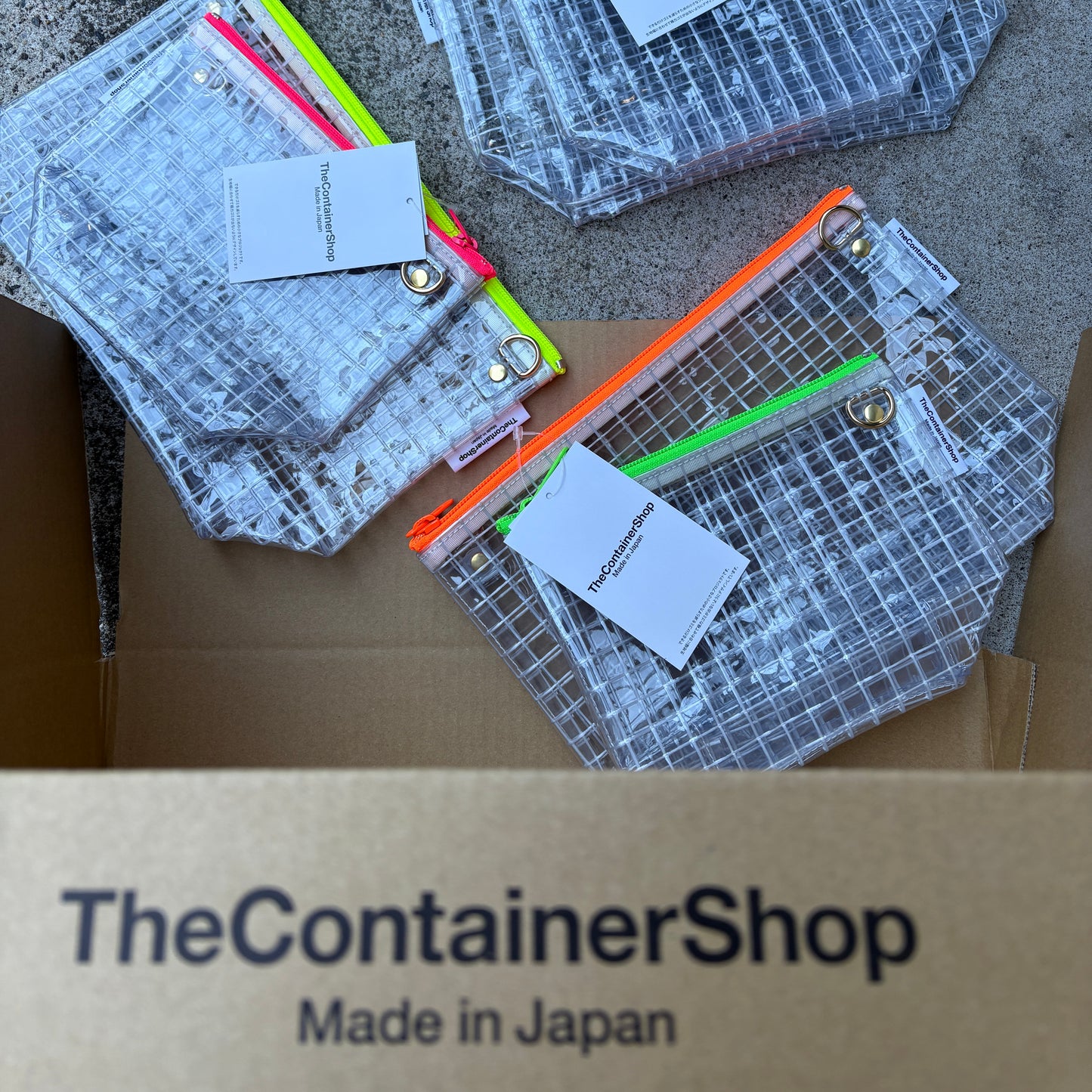 残りわずか）クリア工業資材 ポシェット(大小2点セット ) ※全国送料無料