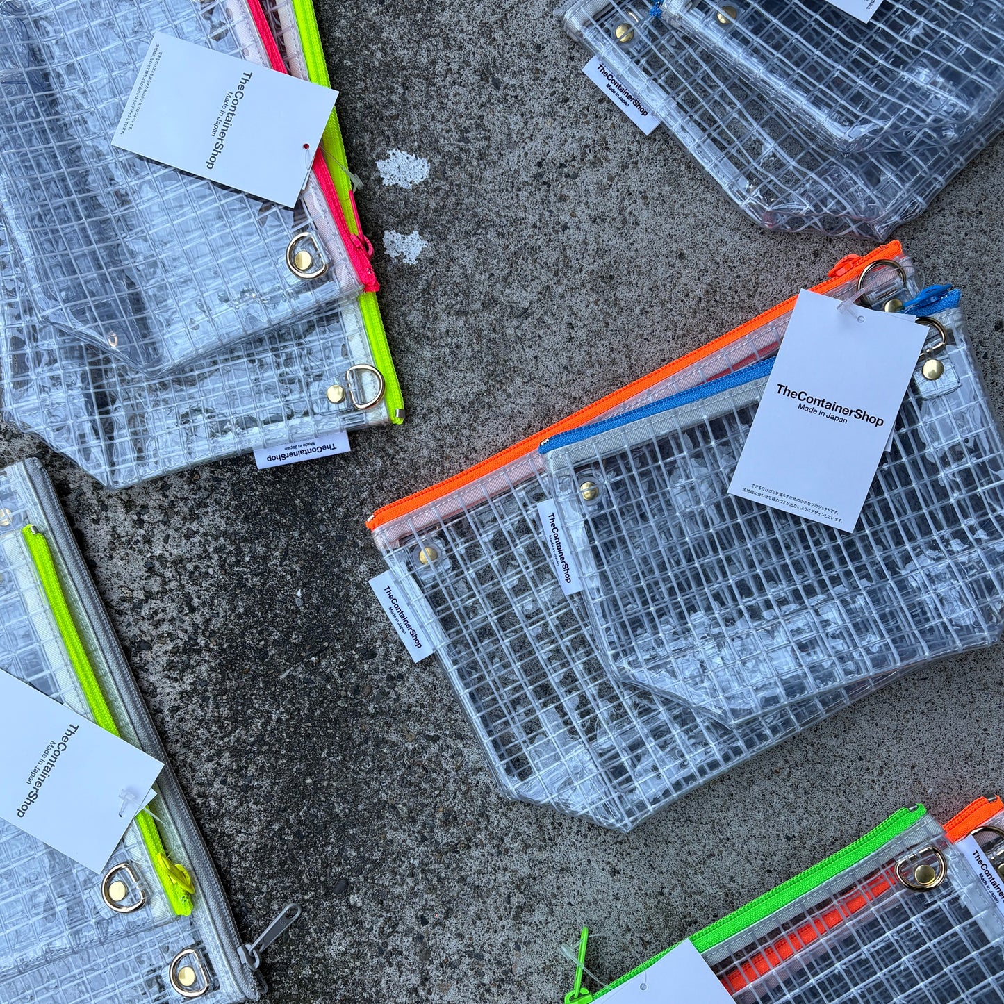 残りわずか）クリア工業資材 ポシェット(大小2点セット ) ※全国送料無料