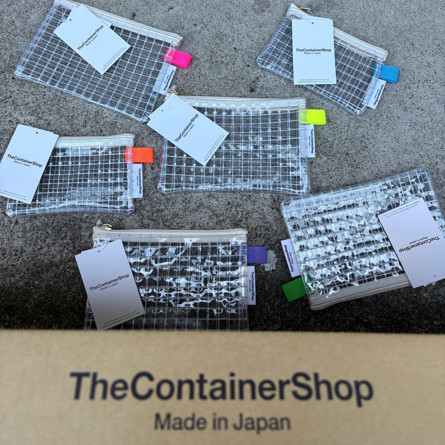 残りわずか）（35％OFF)  工業資材クリアポーチ（２点セット）