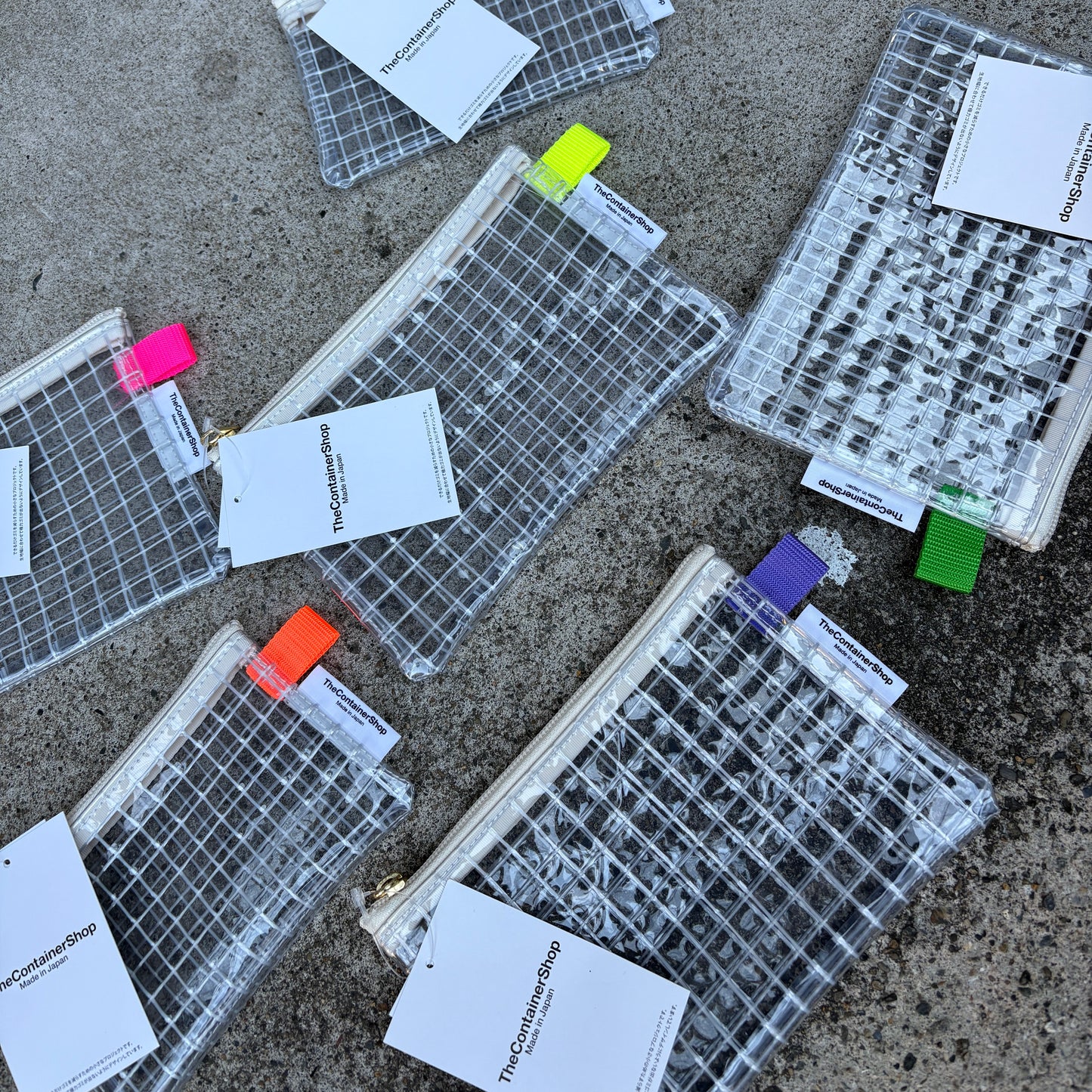 残りわずか）（35％OFF)  工業資材クリアポーチ（２点セット）