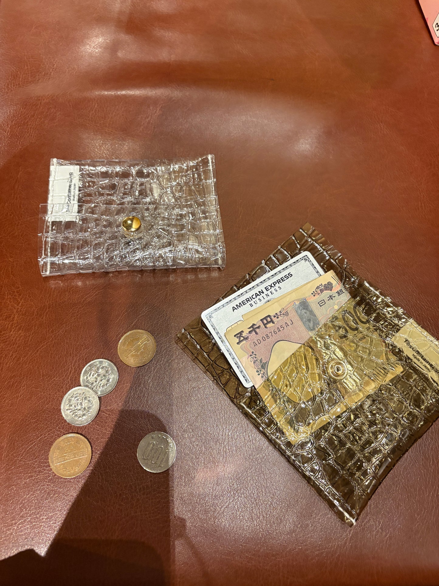 Limited Edition: Colored PVC Crocodile (MINI WALLET)