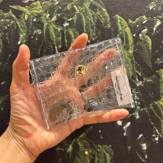 お待たせしました再販‼️＜残りわずか＞Colored PVC 🐊Crocodile (MINI WALLET)