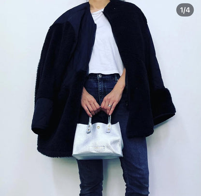 カラーが選べる「レザーボックス」（バッグ2点）コインケースおまけ付き