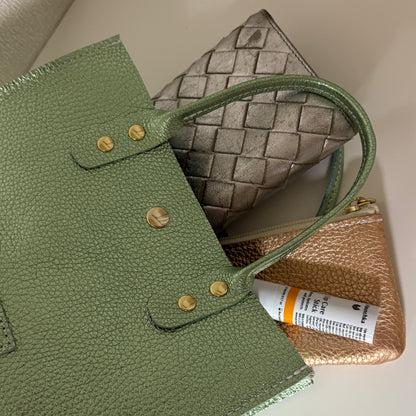 カラーが選べる「レザーボックス」（バッグ2点）コインケースおまけ付き