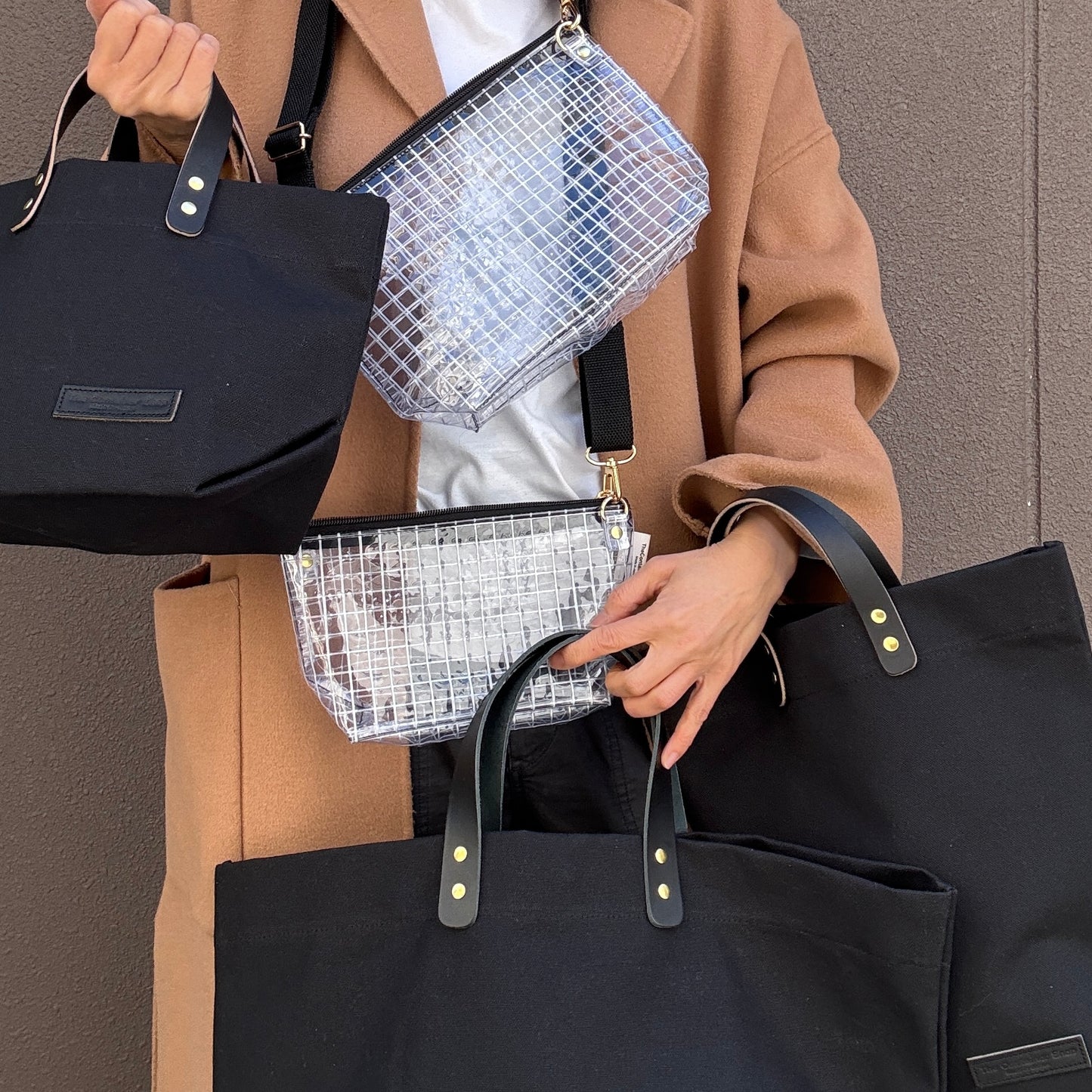 ＜本日最終日＞ ブラックボックス（ブラックキャンバス2点とポシェットセット）　