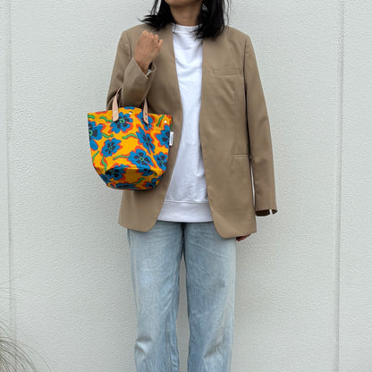 「軽くて拭ける」Coated PVC（丸底バッグ）Pansy