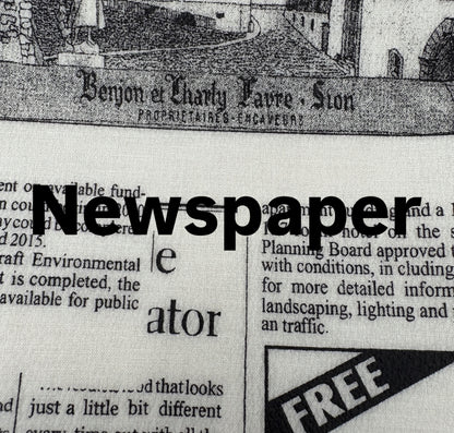 「軽くて拭ける」Coated PVC（SQ）News Paper
