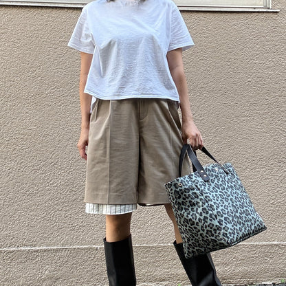 <2026年AW新先＞「軽くて拭ける」Coated PVC Leopard（SQL)